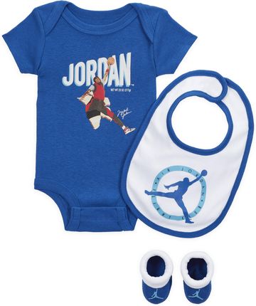 Zestaw body dla niemowląt (0–6 M) Jordan MVP Bodysuit Box Set - Niebieski