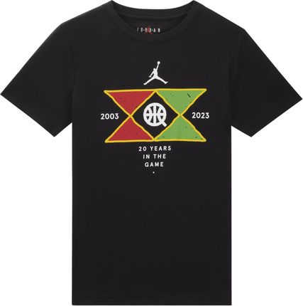 T-shirt dla małych dzieci Jordan X Quai 54 Tee - Czerń