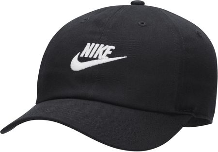 Dziecięca czapka z efektem sprania Nike Club Futura - Czerń