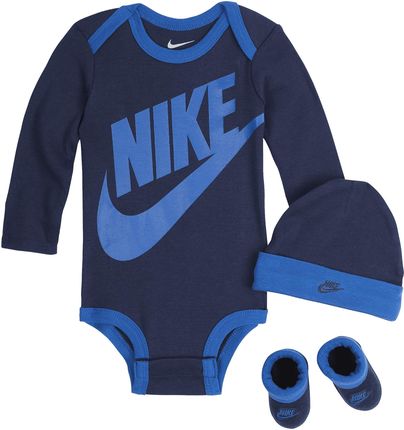 Trzyczęściowy zestaw dla niemowląt (0–6 M) Nike - Niebieski