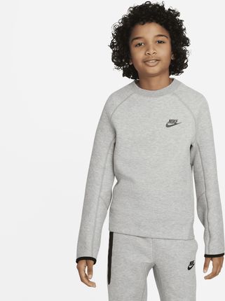 Bluza dresowa dla dużych dzieci (chłopców) Nike Sportswear Tech Fleece - Szary