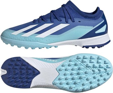 Buty piłkarskie adidas X Crazyfast.3 TF Jr (kolor Niebieski, rozmiar 38)