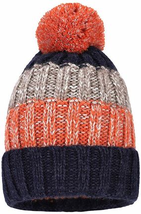 BROEL BOBI czapka na zimę pompon pomarańczowa rozmiar: 50-52