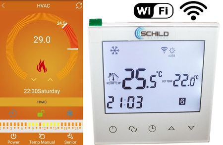Schild Wifi Sterownik Temperatury Pokojowej 230 EP21WIFI
