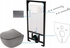 Zdjęcie Zestaw WC podtynkowy 6 w 1 (CDETDZPW) - Deante - Łaszczów