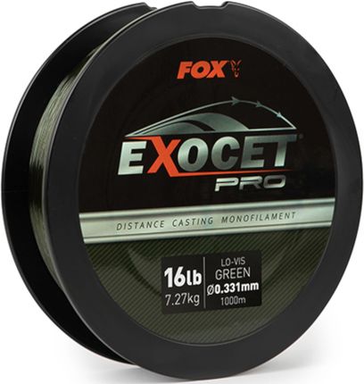 Fox Żyłka Monofilament Exocet Pro Green 16 Lb 1000m CML187