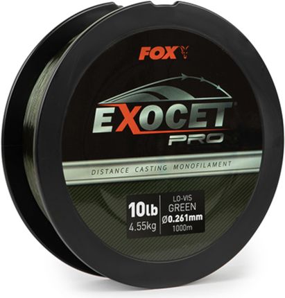 Fox Żyłka Monofilament Exocet Pro Green 10 Lb 1000m CML185