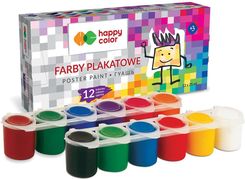 Zdjęcie Gdd Farby Plakatowe Tempera 12 Kolorów Happy Color - Ostroróg