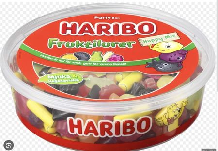 Haribo Fruktilurer Happy Mix Żelków 600g