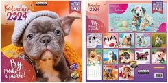 Zdjęcie Kalendarz 2024 Psy Pieski Psiaki Ścienny - Błonie