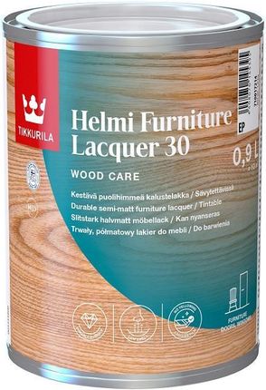 Tikkurila Helmi Furniture Lacquer 30 Półmat 0,9L