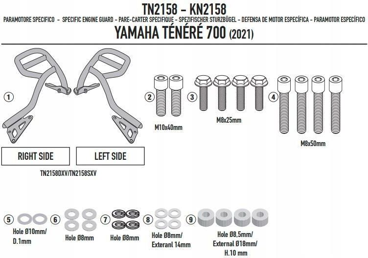 Givi Gmole Yamaha Ténéré 700 21 Tn2158 - opinie i ceny na Ceneo.pl