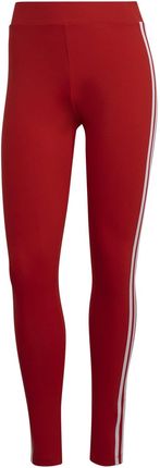 Legginsy damskie adidas Adicolor Classics 3-Stripes czerwone IB7382