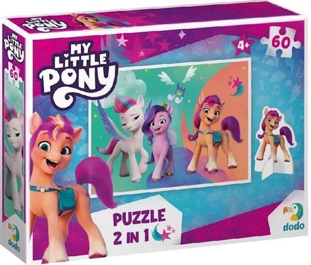 Dodo Puzzle My Little Pony 60El. Z Figurkami 200138