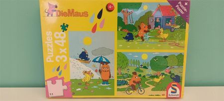Schmidt Spiele Die Maus A Day With The Mouse Jigsaw Puzzle 3W1
