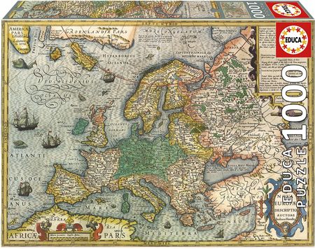 Educa Puzzle 1000El. Stara Mapa Europy