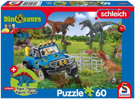Schmidt Puzzle 60El. Schleich Dinozaury Figurka