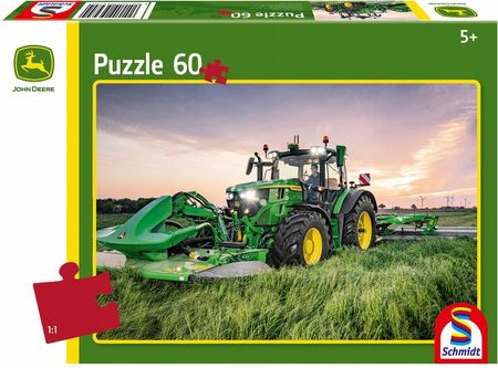 Schmidt Puzzle 60El. John Deere Traktor 6R 185