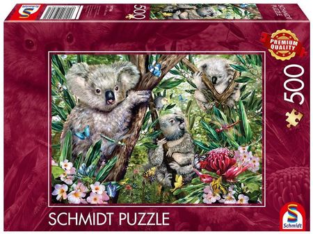 Schmidt Puzzle 500El. Rodzina Koali