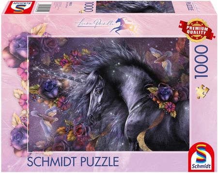 Schmidt Puzzle 1000El. Laurie Prindle Niebieska Róża
