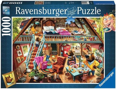 Ravensburger Puzzle 1000El. Porwanie Złotowłosej 17311