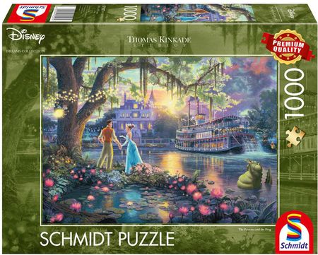 Schmidt Puzzle Thomas Kinkade Księżniczka I Żaba Disney 1000El.
