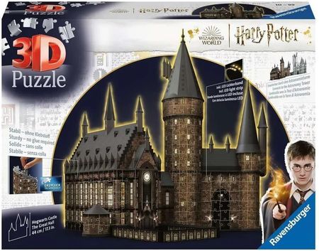 Ravensburger Puzzle 3D Budynki Nocą Zamek Hogwarts 540El. 11550