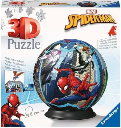 Ravensburger Puzzle 3D Kula Spiderman 72El. 11563