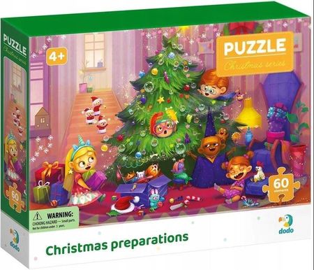 Dodo Toys Puzzle Przygotowanie Do Świąt 60El. 300575