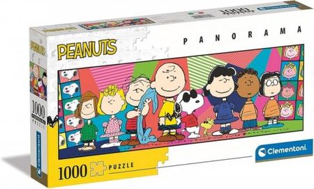 Clementoni Puzzle 1000El. Panorama Peanuts Fistaszki 39805 . Od 10 Lat