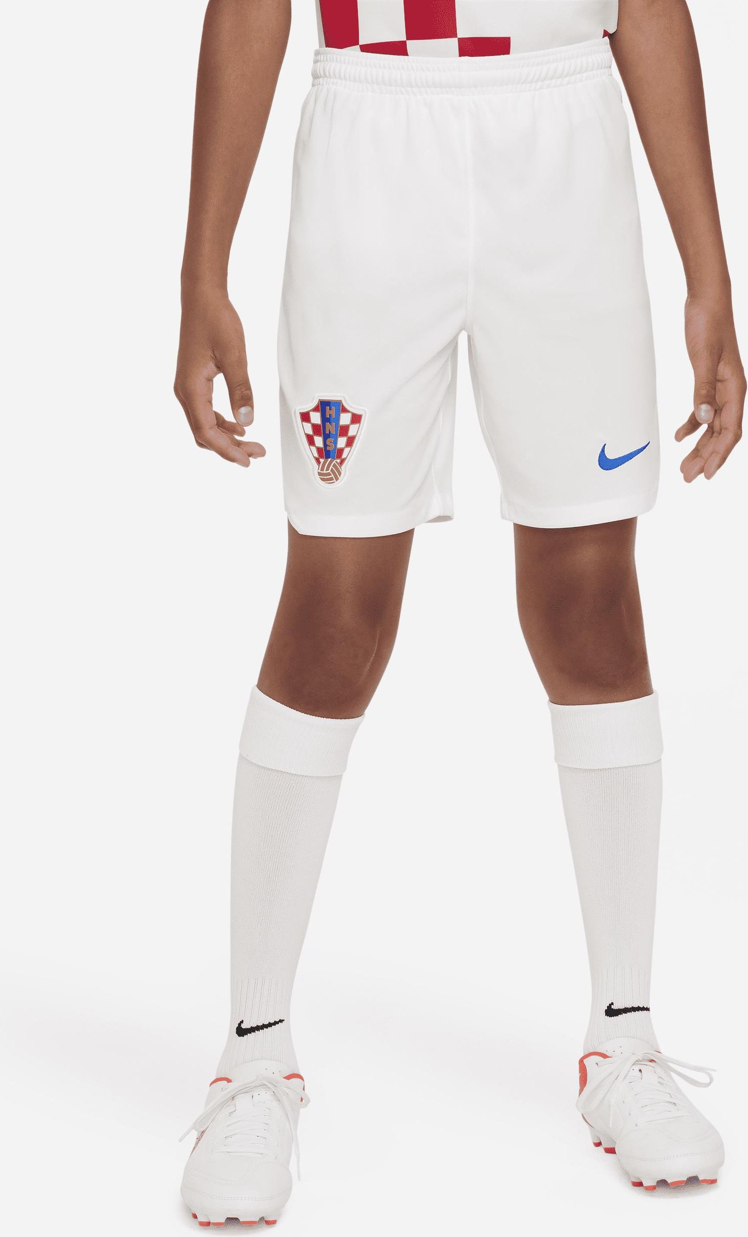 Spodenki Piłkarskie Dla Dużych Dzieci Nike Dri Fit Chorwacja Stadium