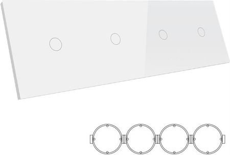 B-Line Srp Panel Ramka Szklana 4G (1+1+1+1) Biała