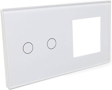 B-Line Srp Panel Ramka Szklana 2G (2+Pl) Biała