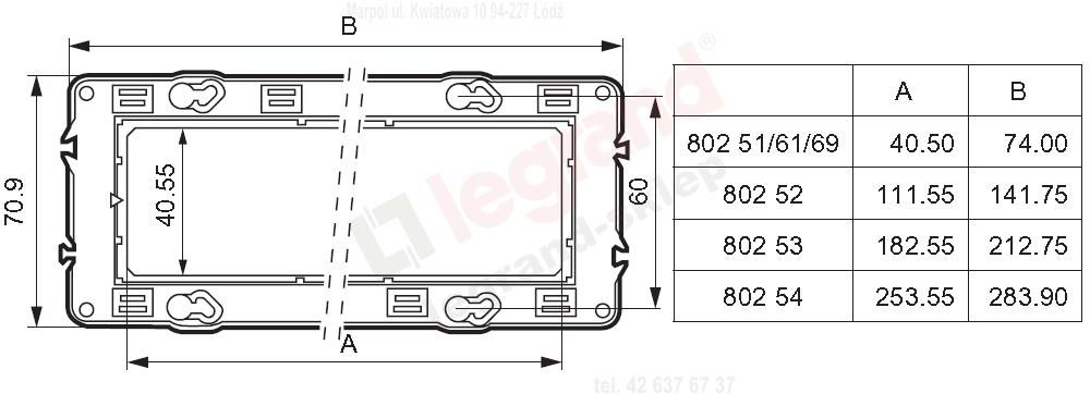 Legrand Ramka Montażowa Mosaic 10 Lub 4X2M 080254 - Opinie i ceny na