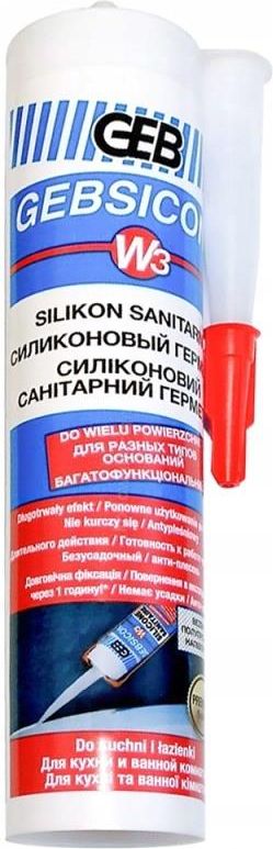 Geb Silikon Sanitarny Bezbarwny W3 280Ml (890771) - Opinie I Ceny Na ...