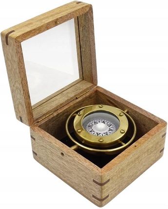 Giftdeco Kompas Przechyłowy Gimble W Pudełku Drewnianym (BN2056)