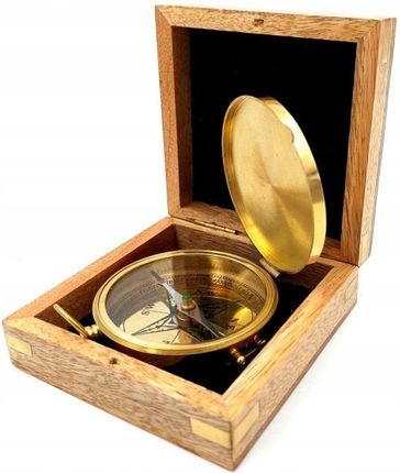 Giftdeco Kompas W Drewnianym Pudełku (1054)