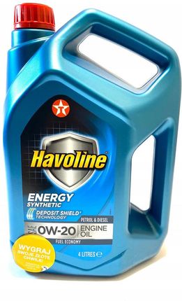 Texaco Havoline Energy 0W20 4L