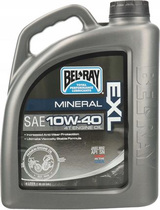 Bel-Ray Exl 4T 10W40 4L Mineralny