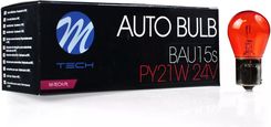 M-Tech Zarowki Zarowka 24V Py21W 21W Bau15S /Pomarancz/
