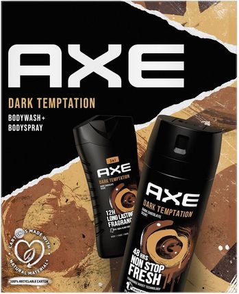 Axe Zestaw Dark Tempatation Body Spray 150ml  + Shower Gel 250ml 