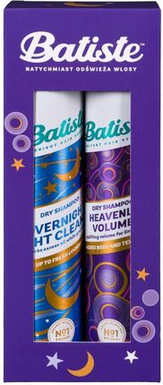 Batiste Zestaw Suchych Szamponów Overnight Light 200ml  + Heavenly Volume 200ml 