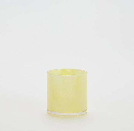Reserved Świecznik o prostym kształcie Żółty