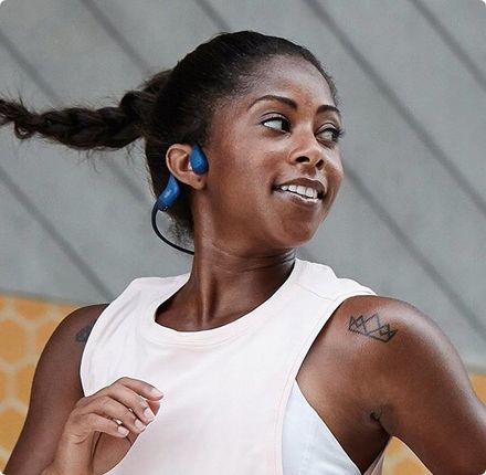 SHOKZ OPENRUN Mini ブルー Shokz OpenRun Niebieskie | Słuchawki kostne | TRIGAR