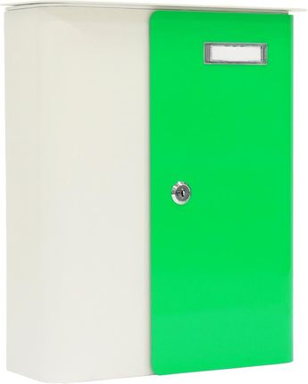 Rottner Splashy wodoodporna skrzynka na listy biała/zielony neon