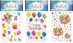 Zdjęcie Aliga Naklejki Balony Urodziny Mix 8X12Cm Nk-8948 - Sułkowice