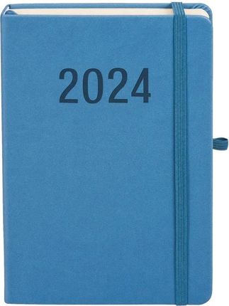 Kalendarz 2024 Memo A5 Tdw Niebieski