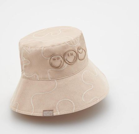 Reserved Bucket Hat Smileyworld® Beżowy