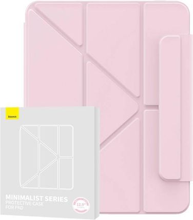 Baseus Etui Na Tablet Magnetyczne Minimalist Do Pad Pro 12.9” 2018/2020/2021 Baby Pink (P4011250241100)