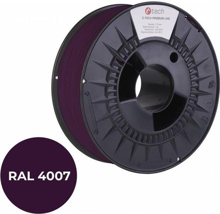 C-Tech Filament Do Drukarki 3D Premium Line, Pla, Ral4007, 1,75Mm, 1Kg, Purple Violet (TIFCT2313)